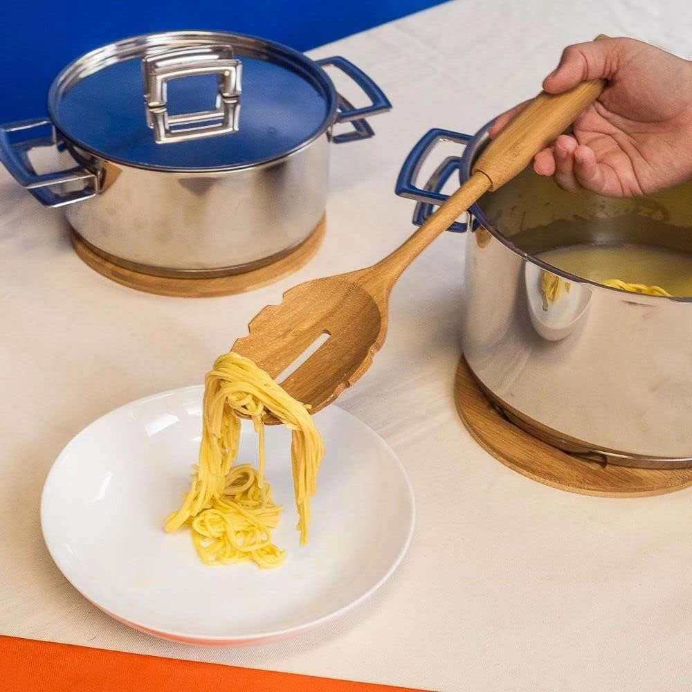 Colher Espaguete de Bambu Oikos 35 Cm Colher Espaguete de Bambu Oikos 35 Cm