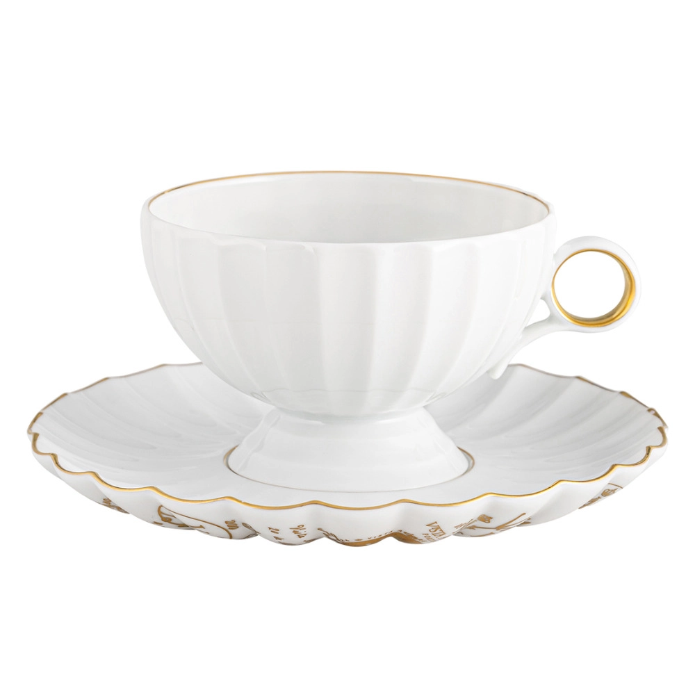 Conjunto 4 Xicaras Para Cha Vista Alegre – Colecao 200 Anos