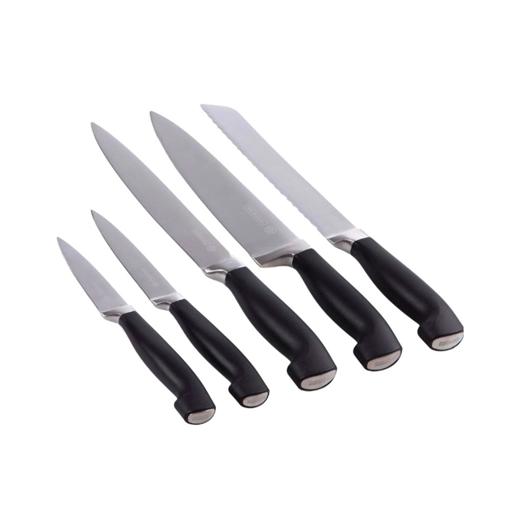 Conjunto de 5 Facas Com Cepo Mundial Elegance