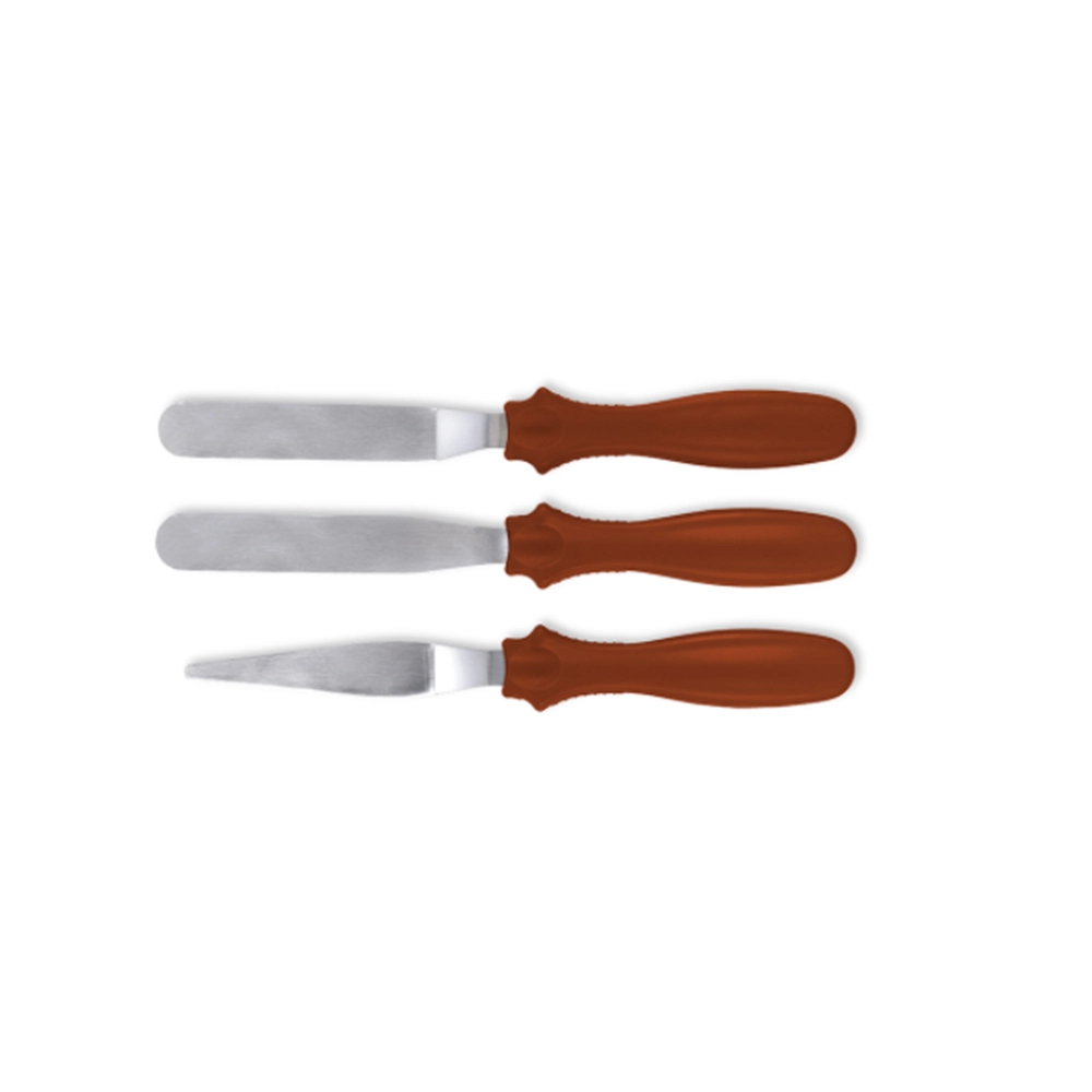 Conjunto de Espátulas Para Confeitar Brinox Glacê - 3 Peças