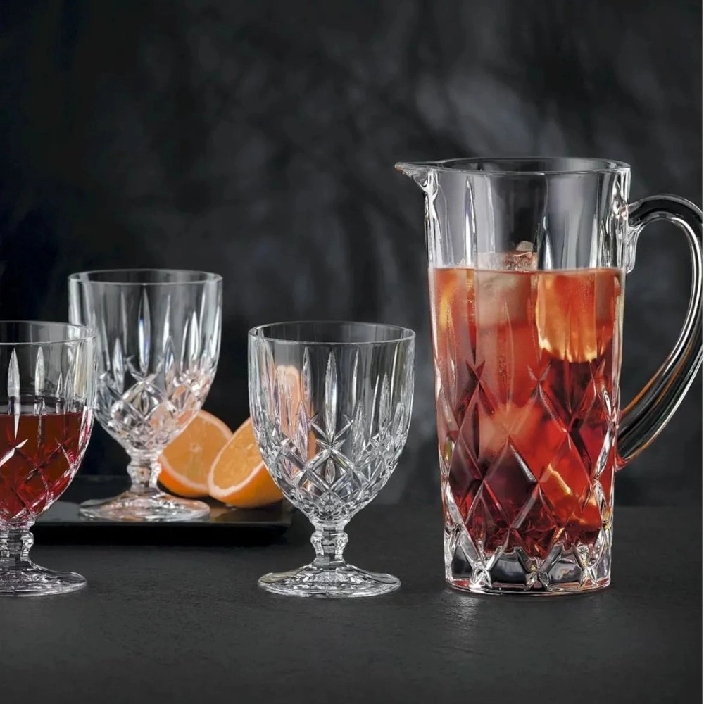 Conjunto de Jarra e Tacas Goblet Nachtmann Noblesse – 5 Pecas Conjunto de Jarra e Tacas Goblet Nachtmann Noblesse – 5 Pecas