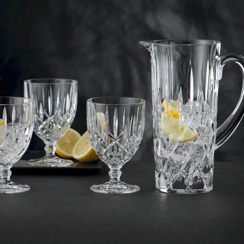 Conjunto de Jarra e Tacas Goblet Nachtmann Noblesse – 5 Pecas Conjunto de Jarra e Tacas Goblet Nachtmann Noblesse – 5 Pecas
