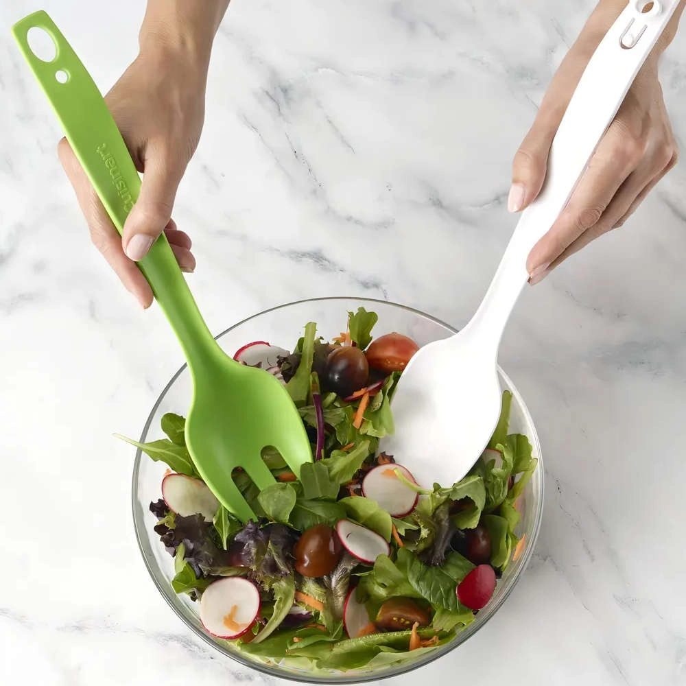 Conjunto de Pegadores Para Salada Cuisinart 2 Pecas Conjunto de Pegadores Para Salada Cuisinart 2 Pecas