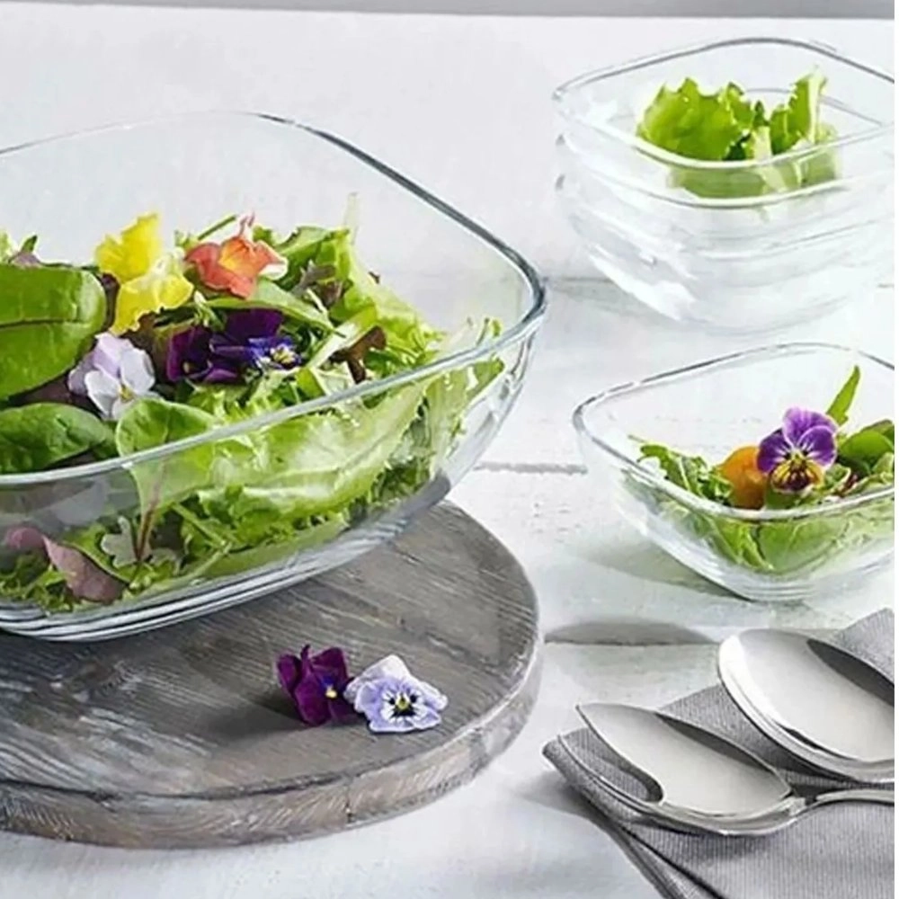 Conjunto de Saladeira e Bowls Nachtmann Domino - 5 Peças Conjunto de Saladeira e Bowls Nachtmann Domino - 5 Peças