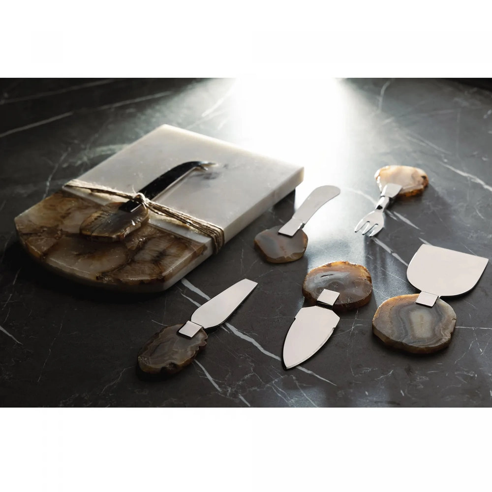 Conjunto Para Queijo Wolff Ágata - 2 Peças Conjunto Para Queijo Wolff Ágata - 2 Peças