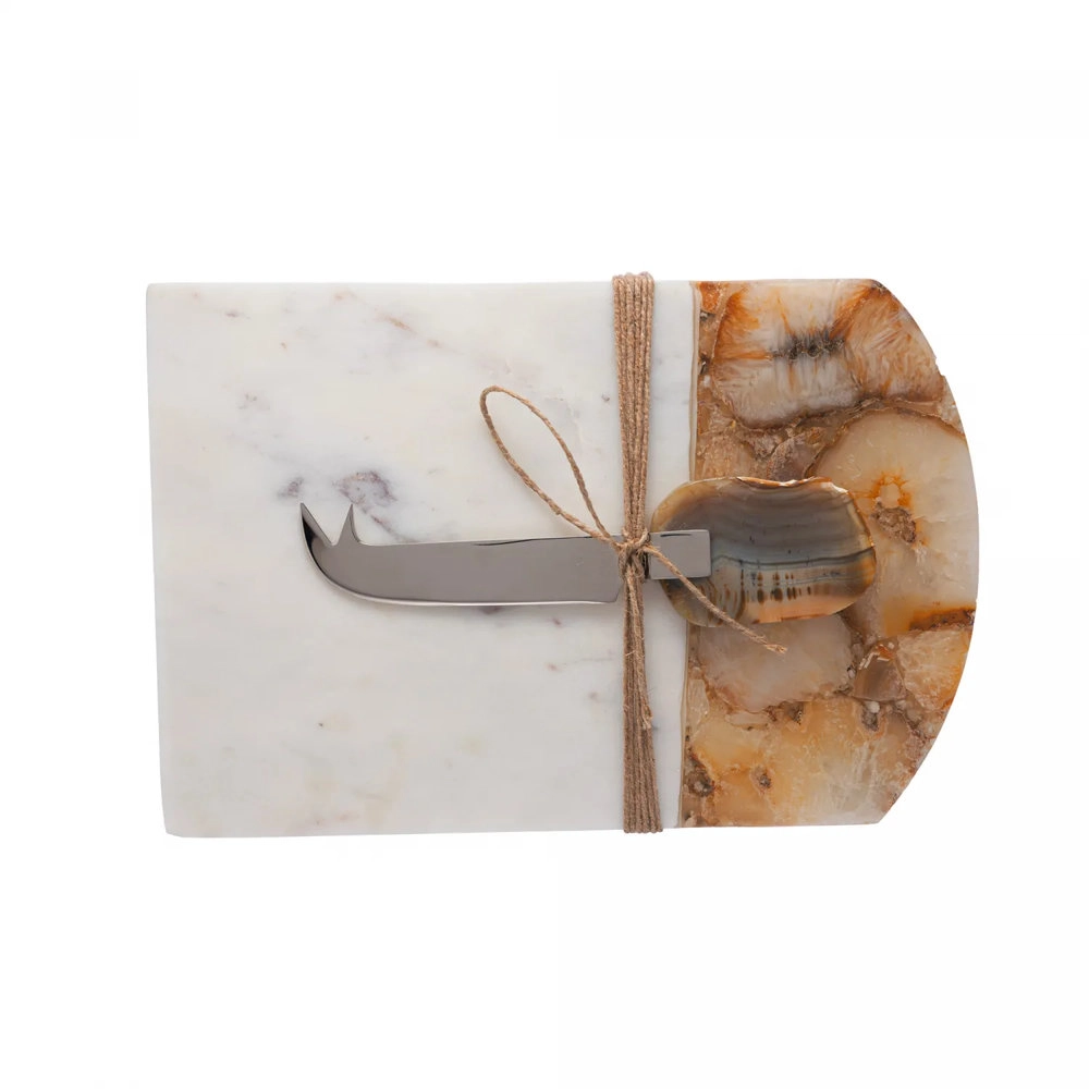 Conjunto Para Queijo Wolff Ágata - 2 Peças Conjunto Para Queijo Wolff Ágata - 2 Peças