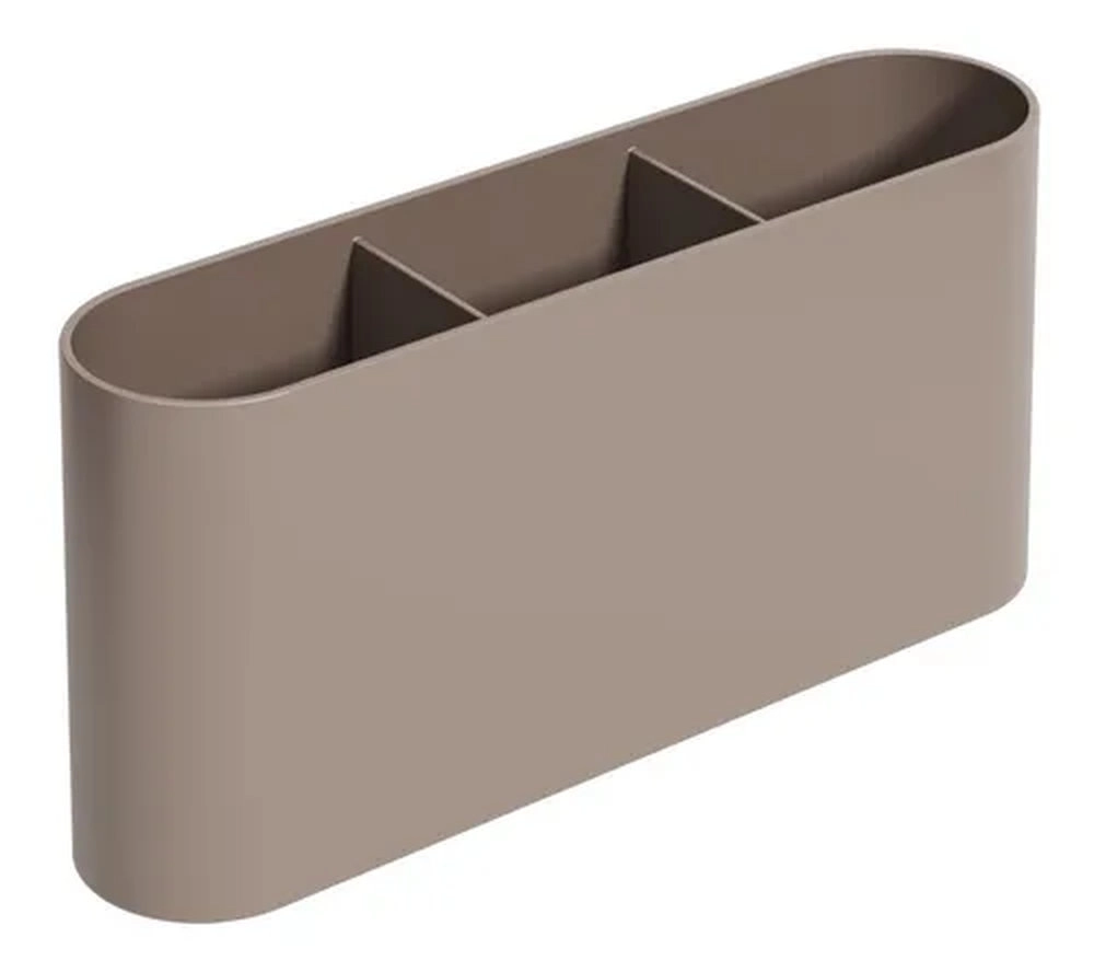 Escorredor de Talheres Coza Flat Cinza 6 X 23,5 X 10 Cm Escorredor de Talheres Coza Flat Cinza 6 X 23,5 X 10 Cm