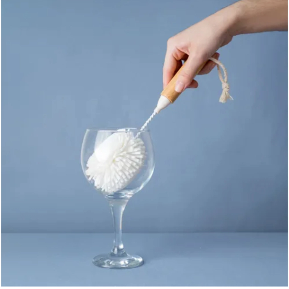 Escova de Limpeza Para Copos Oikos Bambu 47,5 Cm Escova de Limpeza Para Copos Oikos Bambu 47,5 Cm