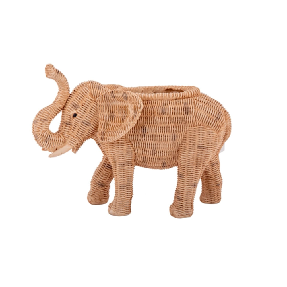 Escultura Decorativa Elefante Ribeiro e Pavani 27 X 13 X 29 Cm Escultura Decorativa Elefante Ribeiro e Pavani 27 X 13 X 29 Cm