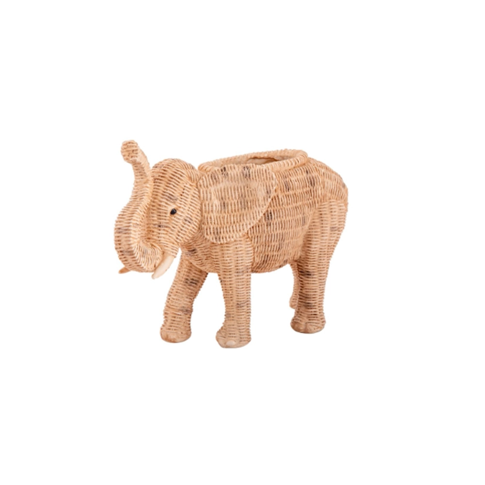 Escultura Decorativa Elefante Ribeiro e Pavani 27 X 13 X 29 Cm Escultura Decorativa Elefante Ribeiro e Pavani 27 X 13 X 29 Cm