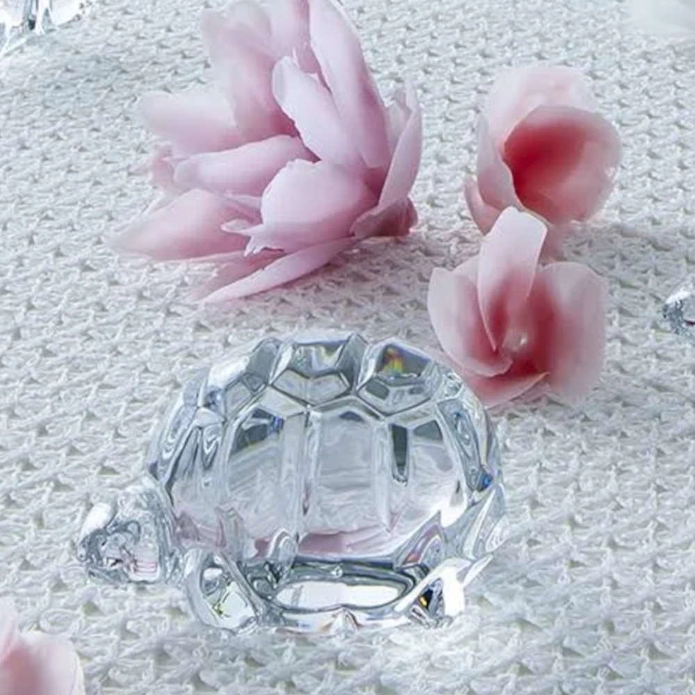 Escultura Em Cristal Baccarat Tortoise Escultura Em Cristal Baccarat Tortoise