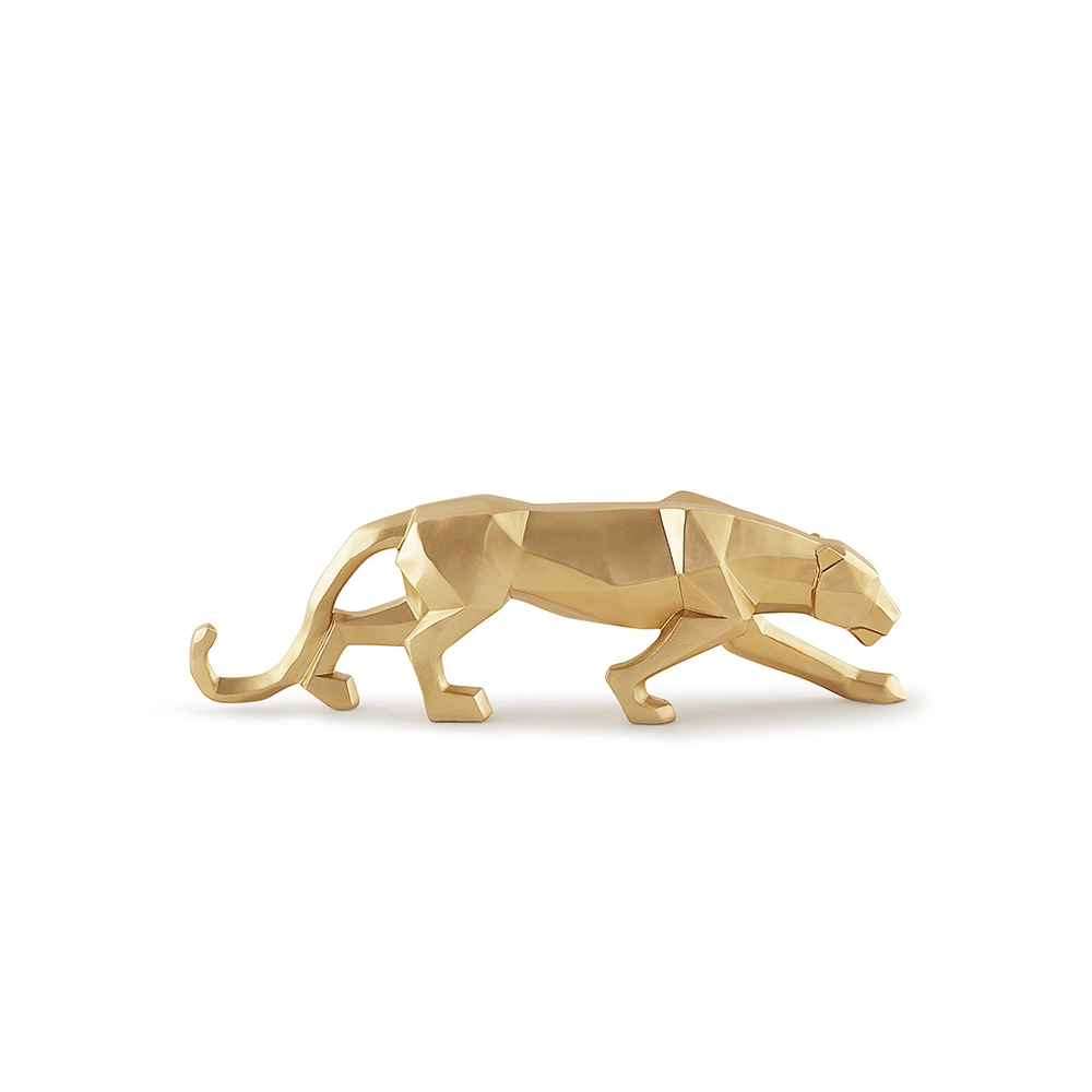 Escultura Leopardo Mart 18 X 61 X 9,5 Cm Escultura Leopardo Mart 18 X 61 X 9,5 Cm