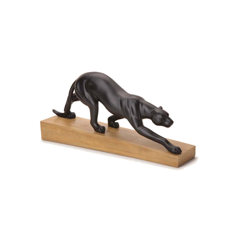 Escultura Pantera Mart 19 X 9 X 40 Cm Escultura Pantera Mart 19 X 9 X 40 Cm