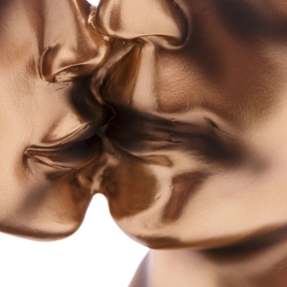 Escultura Wolff Face Namorados 18 X 11 X 27 Cm