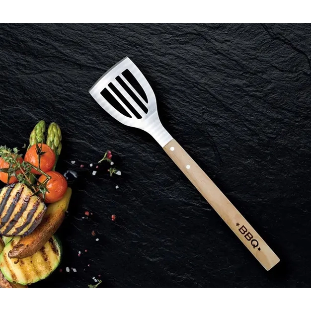 Espátula Para Churrasco Fackelmann Bbq 42,5 Cm