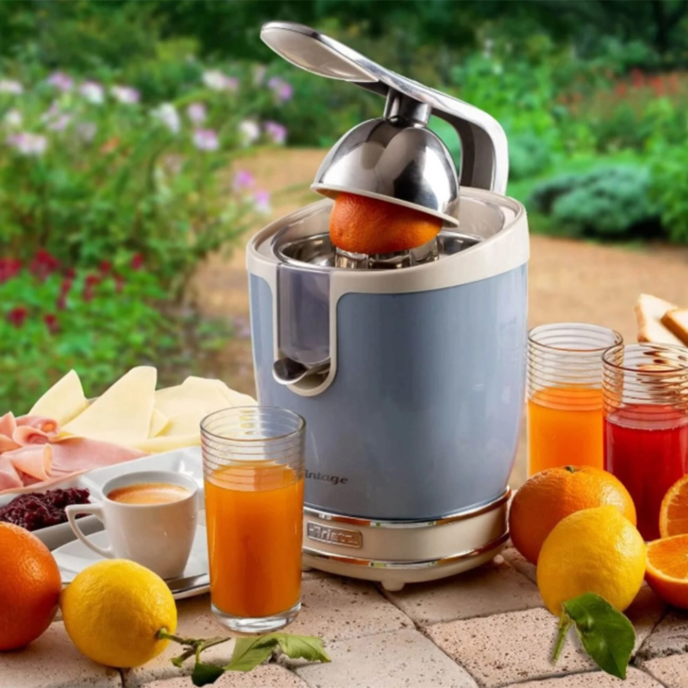 Espremedor de Frutas Ariete Vintage Azul Espremedor de Frutas Ariete Vintage Azul