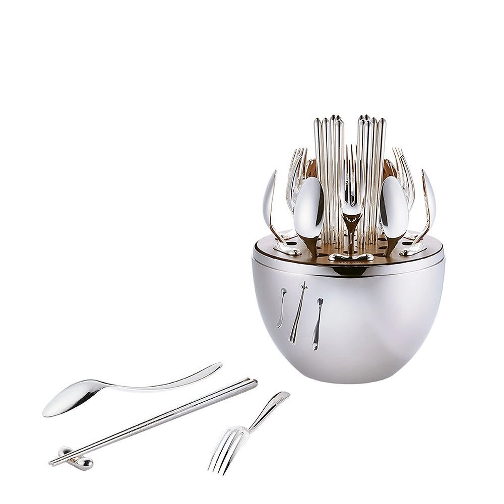 Faqueiro Christofle Mood Asia 24 Pecas