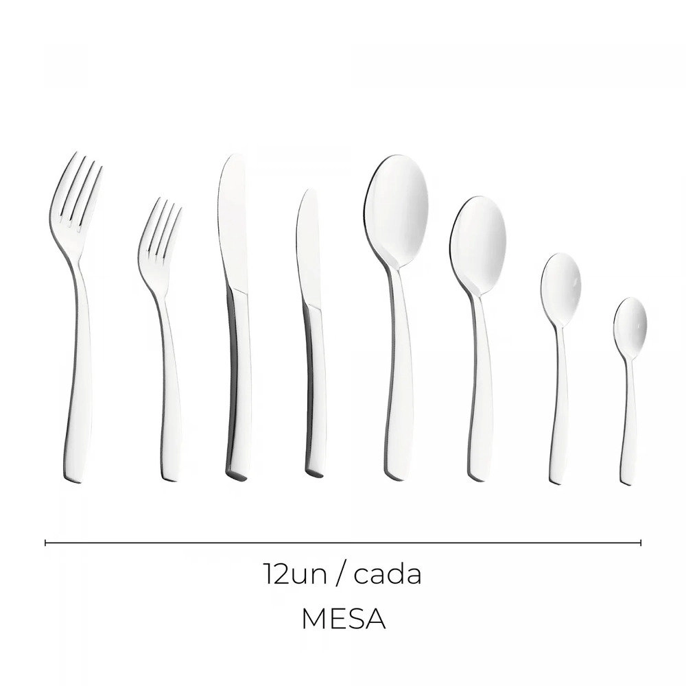 Faqueiro London Aco Inox 101 Pecas