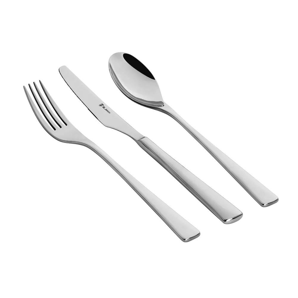 Faqueiro St. James New Silhouette Aco Inox 130 Pecas Faqueiro St. James New Silhouette Aco Inox 130 Pecas