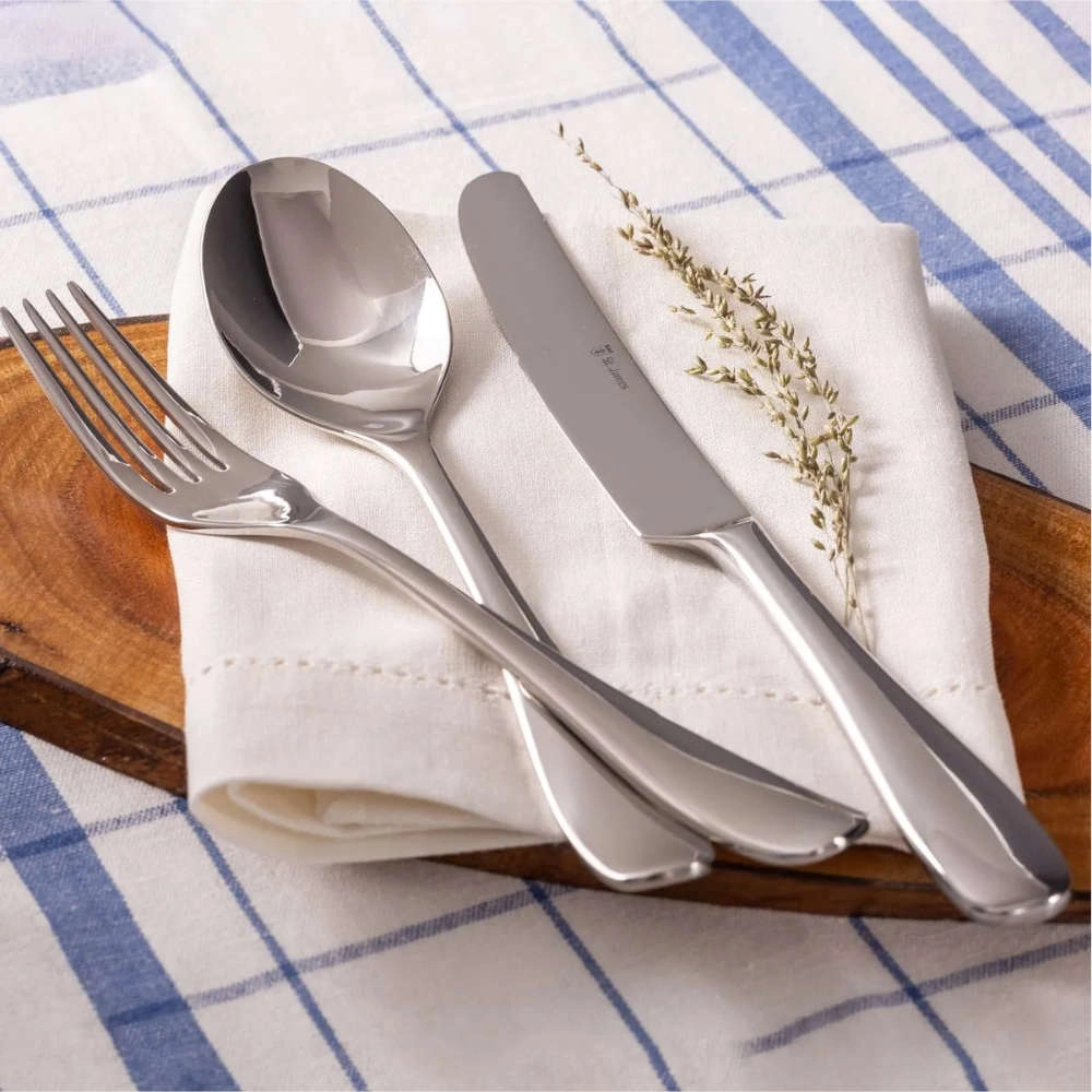 Faqueiro St James Serenity Aco Inox 130 Pecas Faqueiro St James Serenity Aco Inox 130 Pecas