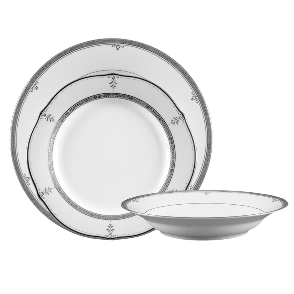Jantar Noritake Buckingham Platinum Jantar Noritake Buckingham Platinum