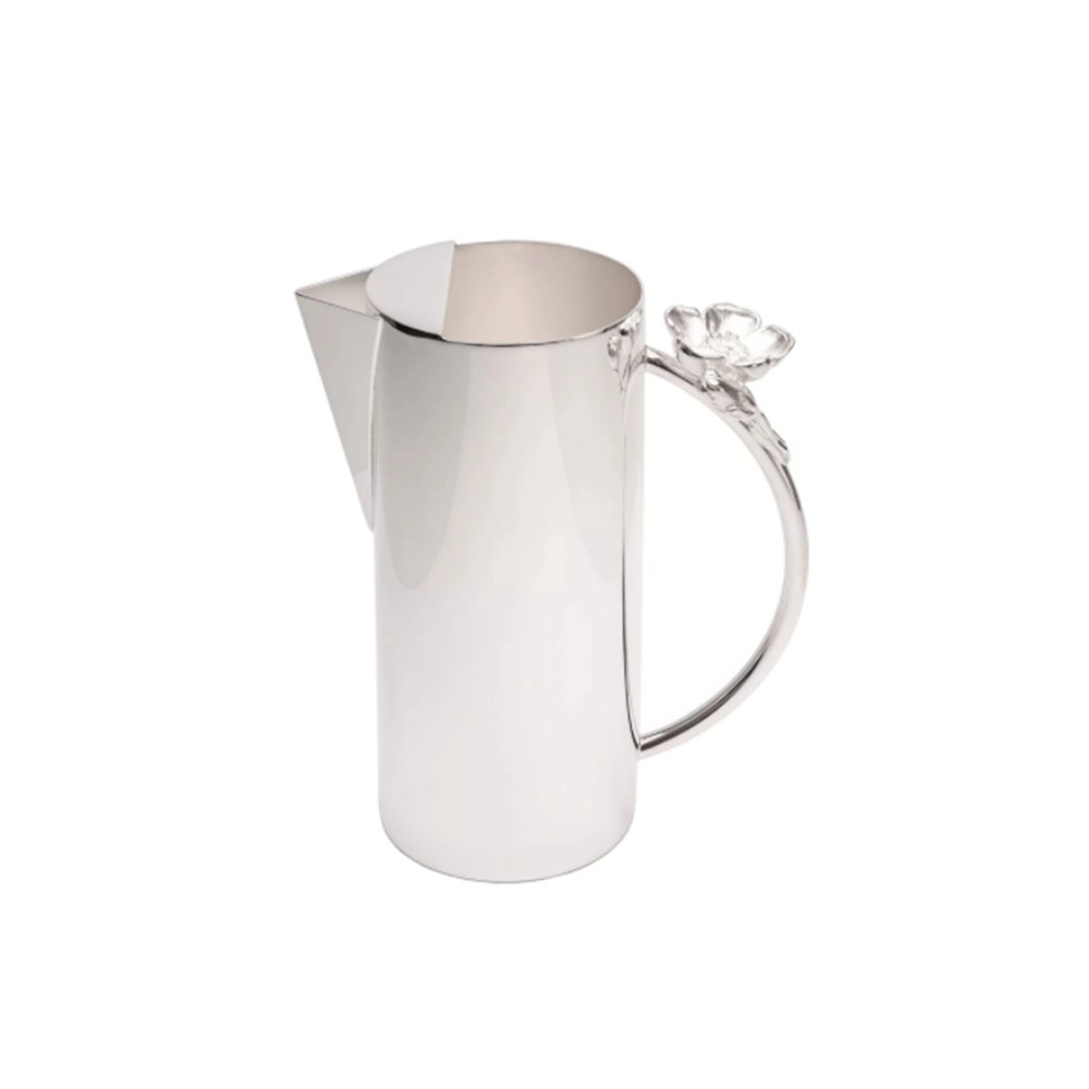 Jarra Para Água Orfèvrerie Royale Flor Aço Inox