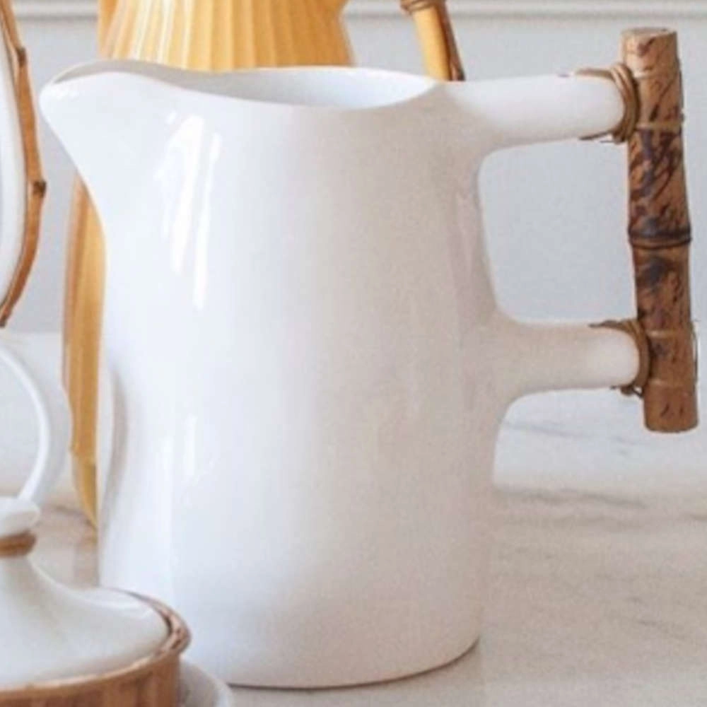 Jarra Sil Sonia Pierry Branca 19 X 14 Cm Jarra Sil Sonia Pierry Branca 19 X 14 Cm