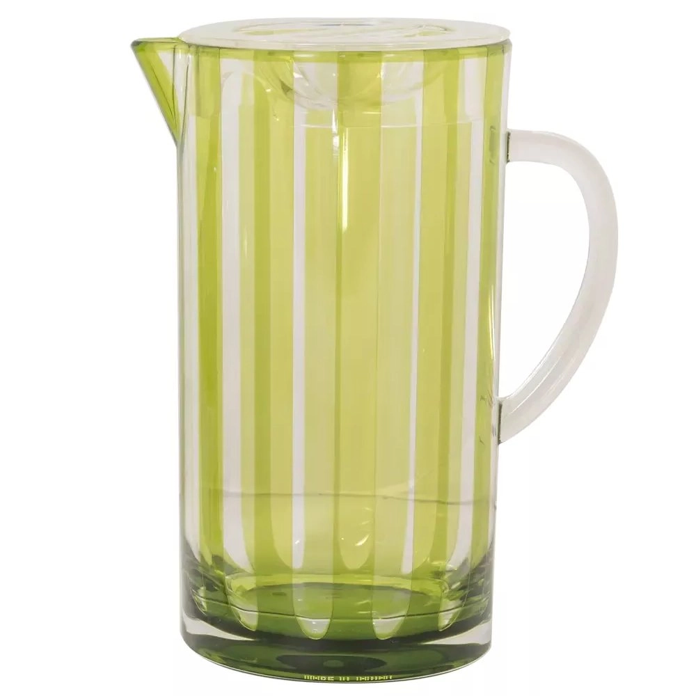 Jarra Stripes de Acrilico Verde Jarra Stripes de Acrilico Verde