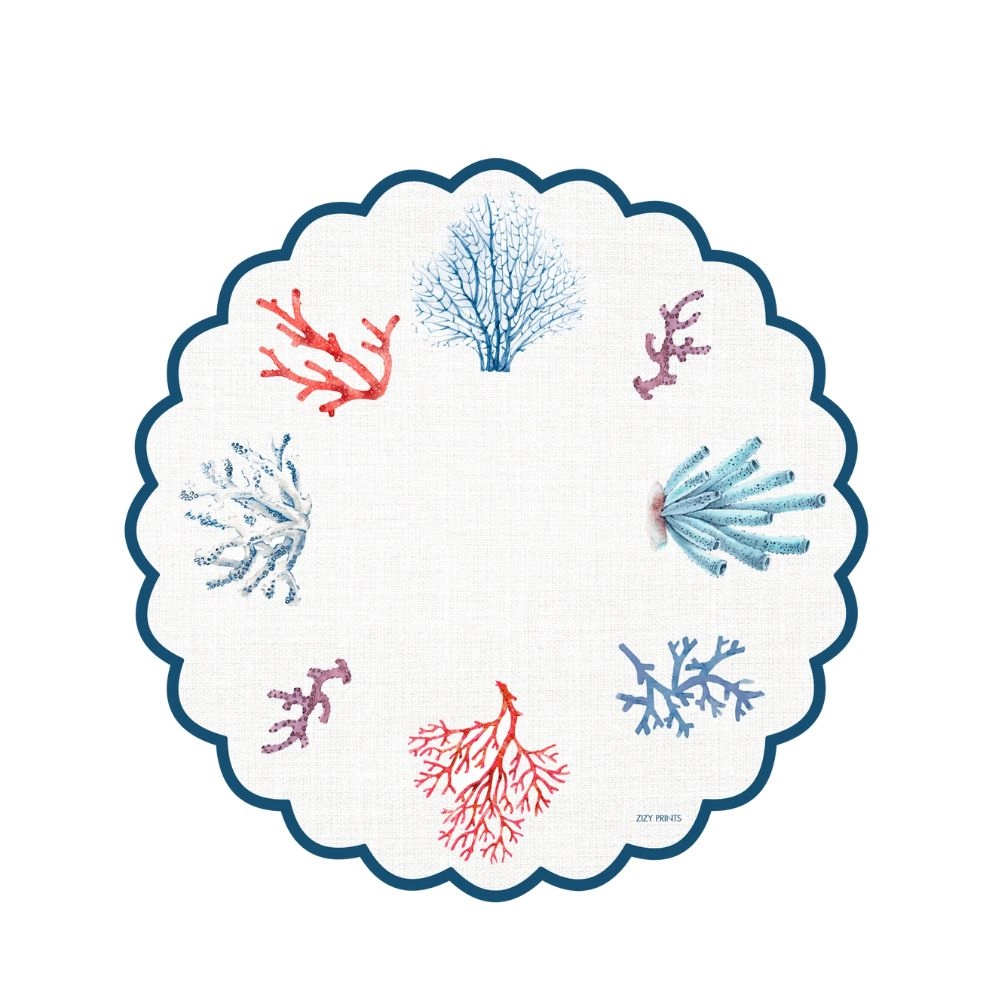 Jogo C/ 12 Lugares Americanos Corais Jogo C/ 12 Lugares Americanos Corais