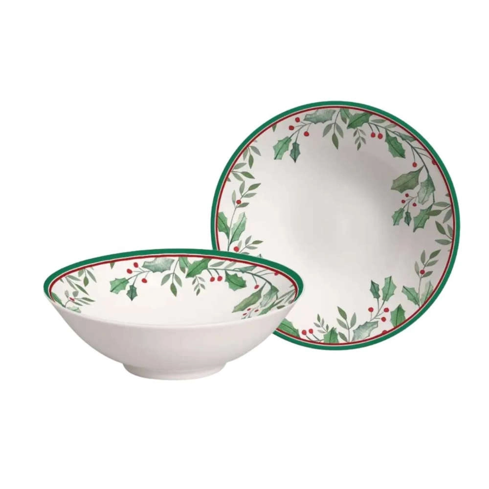 Jogo de Bowls Azevinho Ceramica Alleanza 6 Pecas Jogo de Bowls Azevinho Ceramica Alleanza 6 Pecas