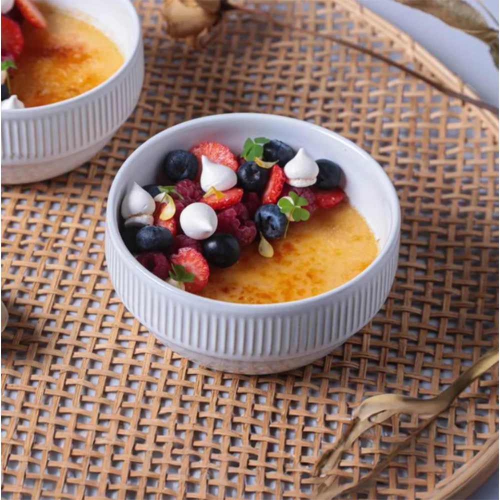 Jogo de Bowls Empilhavel Porto Brasil Linhas New White 330 Ml