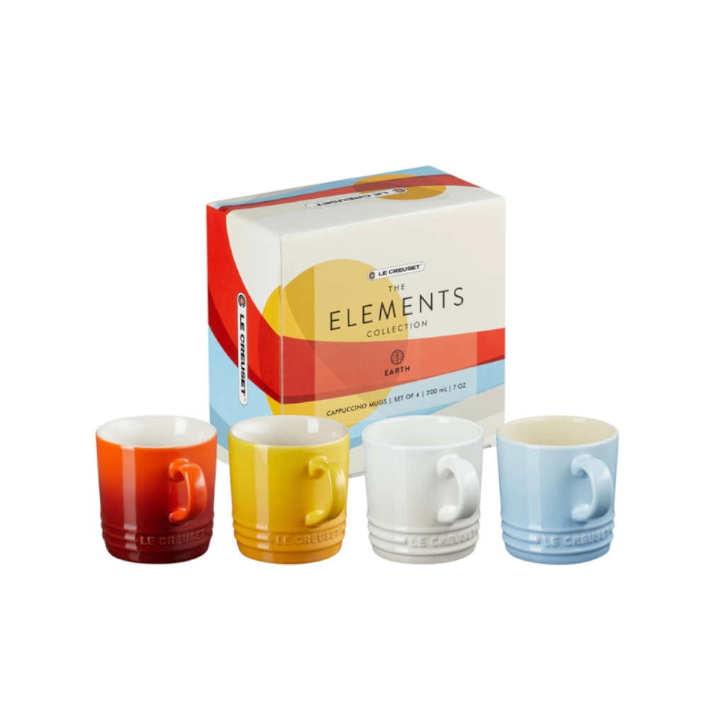 Jogo de Canecas Para Espresso Le Creuset Elements 100 Ml 4 Pecas