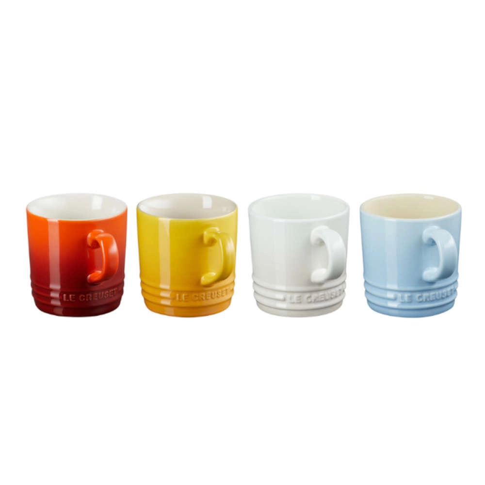 Jogo de Canecas Para Espresso Le Creuset Elements 100 Ml 4 Pecas