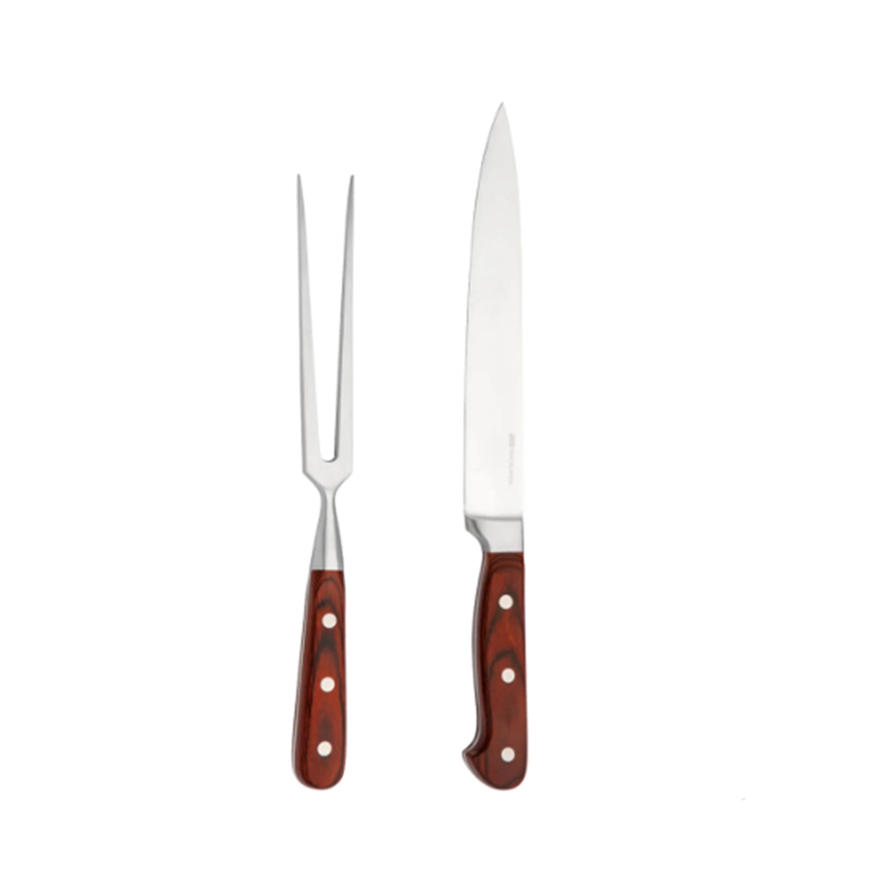 Jogo de Churrasco Fracalanza Hanzzo Wood - 2 Peças Jogo de Churrasco Fracalanza Hanzzo Wood - 2 Peças