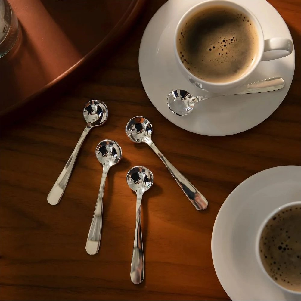 Jogo de Colheres de Cafe Riva Novara Aco Inox