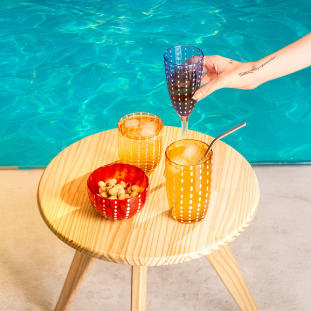 Jogo de Copos Baixos Wolff Orquídea 300 Ml - 2 Peças