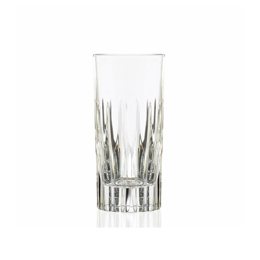 Jogo de Copos Long Drink Rcr Cristalleria Italiana Prato 360 Ml - 2 Peças