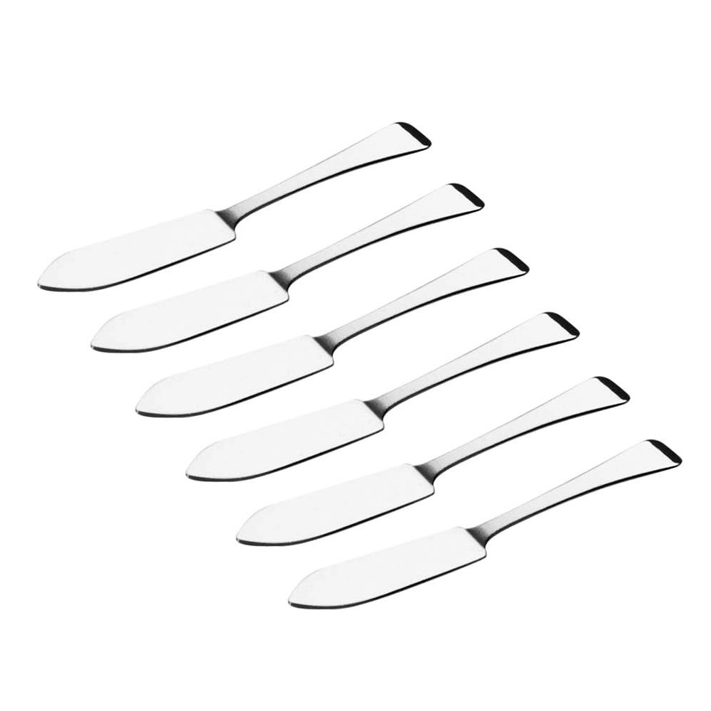 Jogo de Espatulas Riva Treno Aco Inox – 6 Pecas Jogo de Espatulas Riva Treno Aco Inox – 6 Pecas