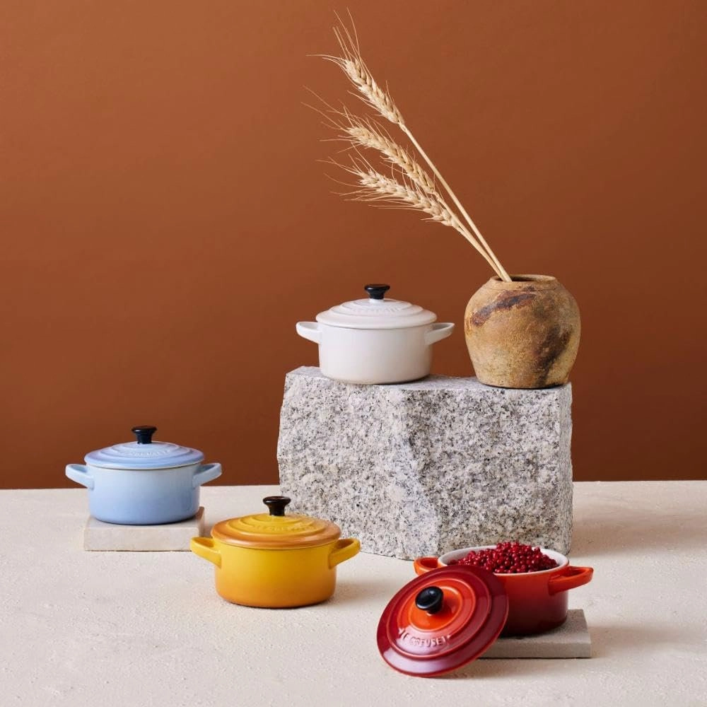 Jogo de Mini Cocottes Le Creuset Elements 10 Cm - 4 Peças Jogo de Mini Cocottes Le Creuset Elements 10 Cm - 4 Peças