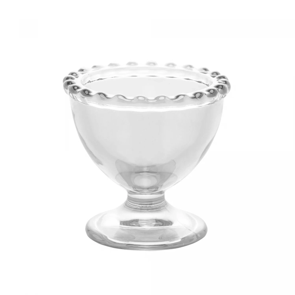 Jogo de Porta Ovo Wolff Pearl Transparente 6 X 6 Cm - 6 Pecas Jogo de Porta Ovo Wolff Pearl Transparente 6 X 6 Cm - 6 Pecas