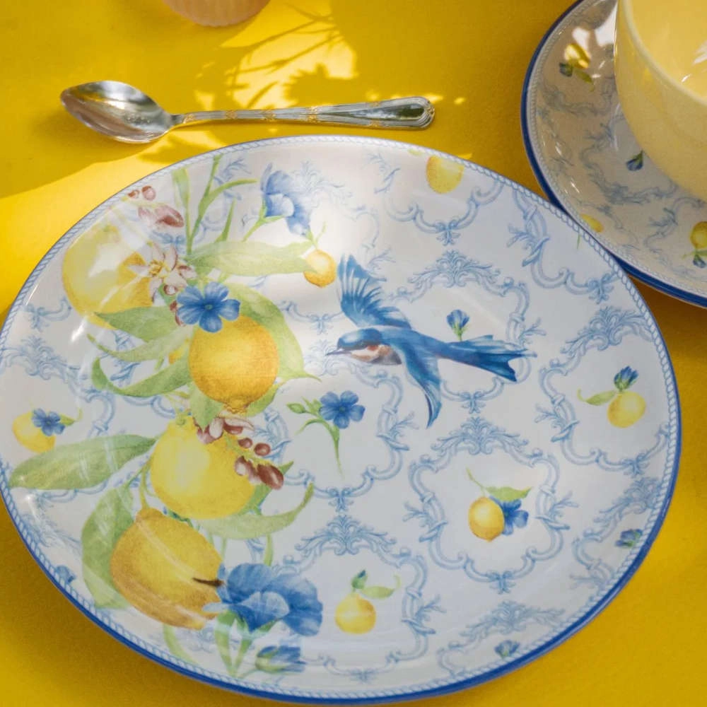 Jogo de Pratos de Sobremesa Coup Sicilia Ceramica Alleanza