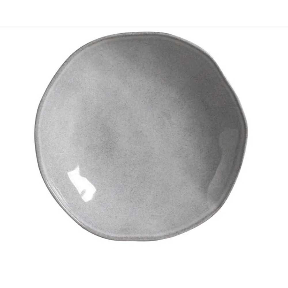 Jogo de Pratos Fundos Porto Brasil Orgânico Concreto 22,5 Cm - 6 Peças Jogo de Pratos Fundos Porto Brasil Orgânico Concreto 22,5 Cm - 6 Peças