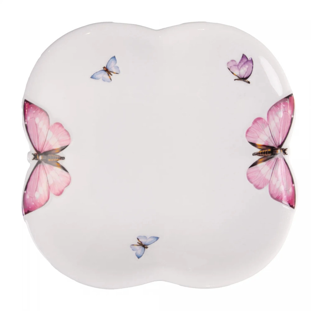 Jogo de Pratos Fundos Wolff Borboletas 19 Cm - 6 Pecas Jogo de Pratos Fundos Wolff Borboletas 19 Cm - 6 Pecas