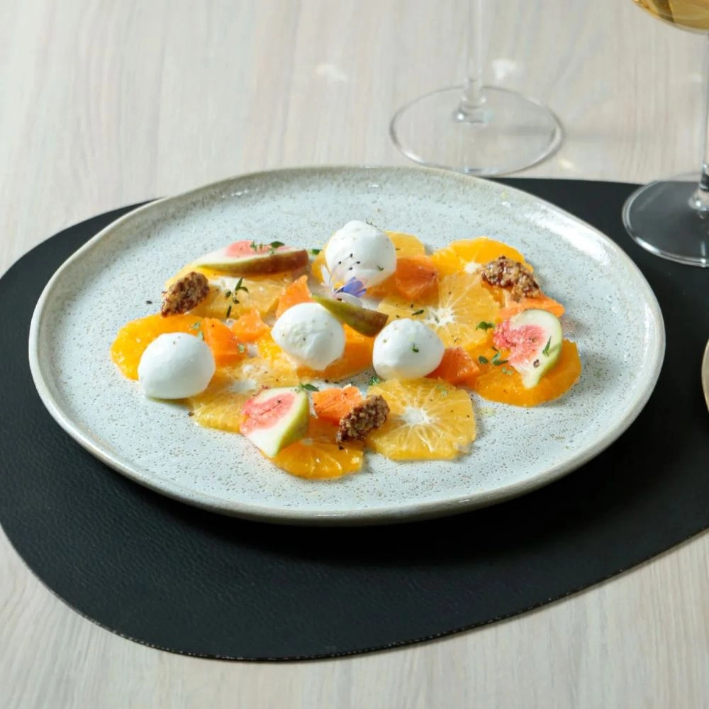 Jogo de Pratos Rasoporto Brasil Bio Vanilla 27,5 Cm - 6 Pecas