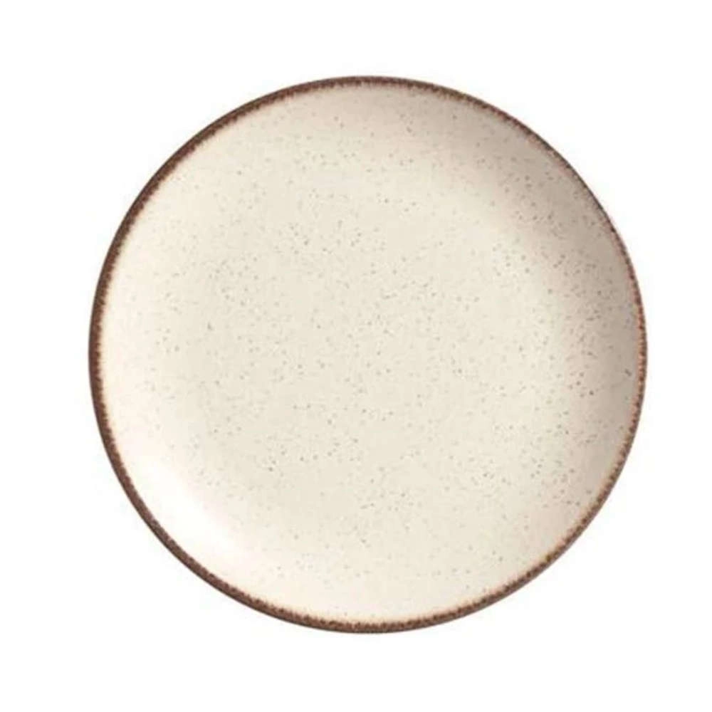 Jogo de Pratos Rasos Coup Vanilla Ceramica Alleanza Jogo de Pratos Rasos Coup Vanilla Ceramica Alleanza