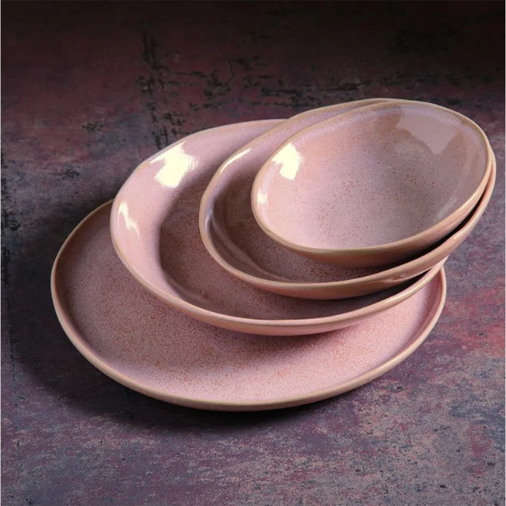 Jogo de Pratos Rasos Porto Brasil Bio Litchi 27,5 Cm - 6 Peças Jogo de Pratos Rasos Porto Brasil Bio Litchi 27,5 Cm - 6 Peças