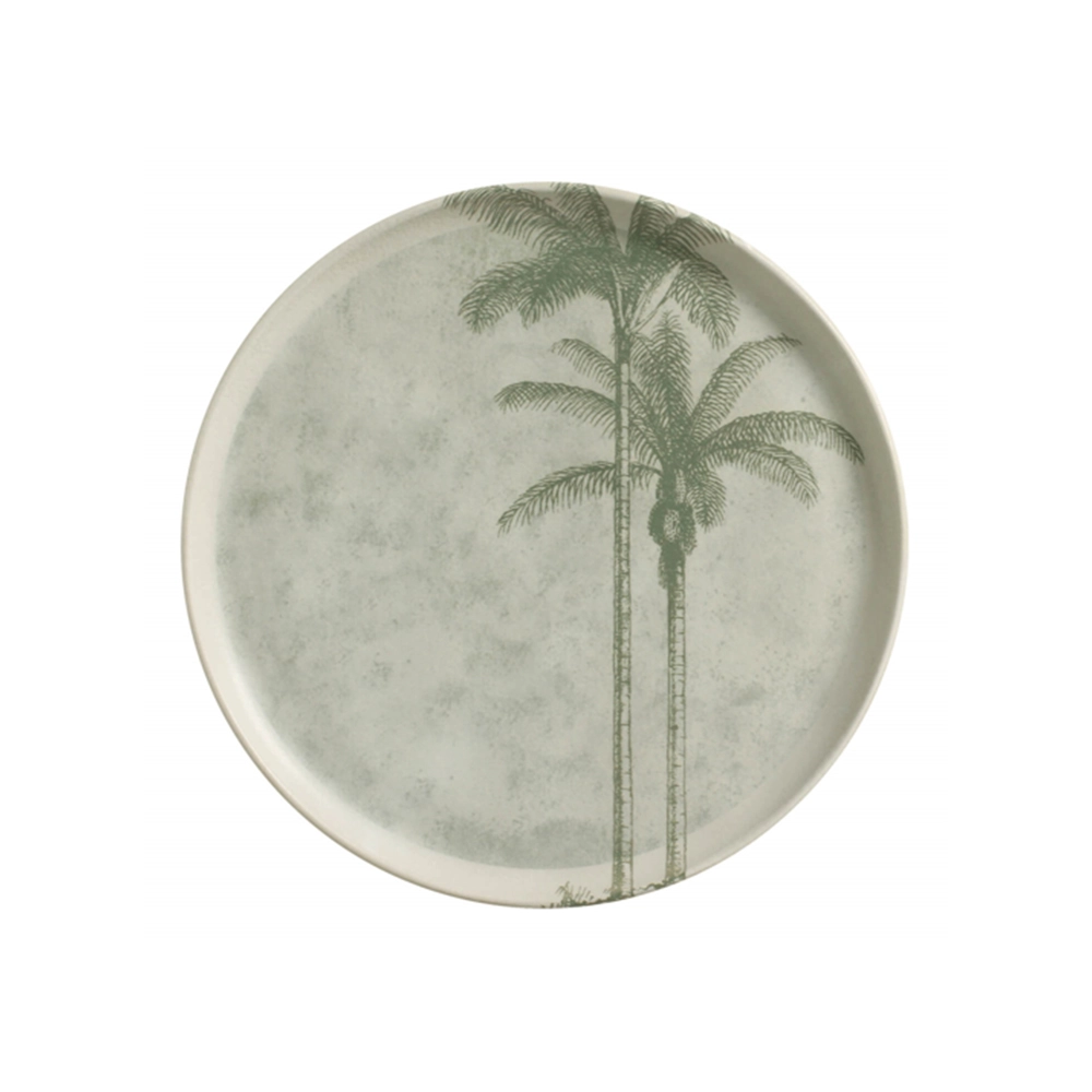 Jogo de Pratos Rasos Porto Brasil Bio Tropicália 27,5 Cm - 6 Peças