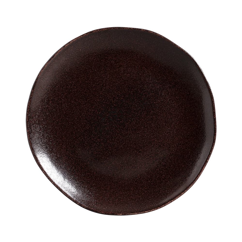 Jogo de Pratos Rasos Porto Brasil Orgânico Volcano 26,5 Cm - 6 Peças