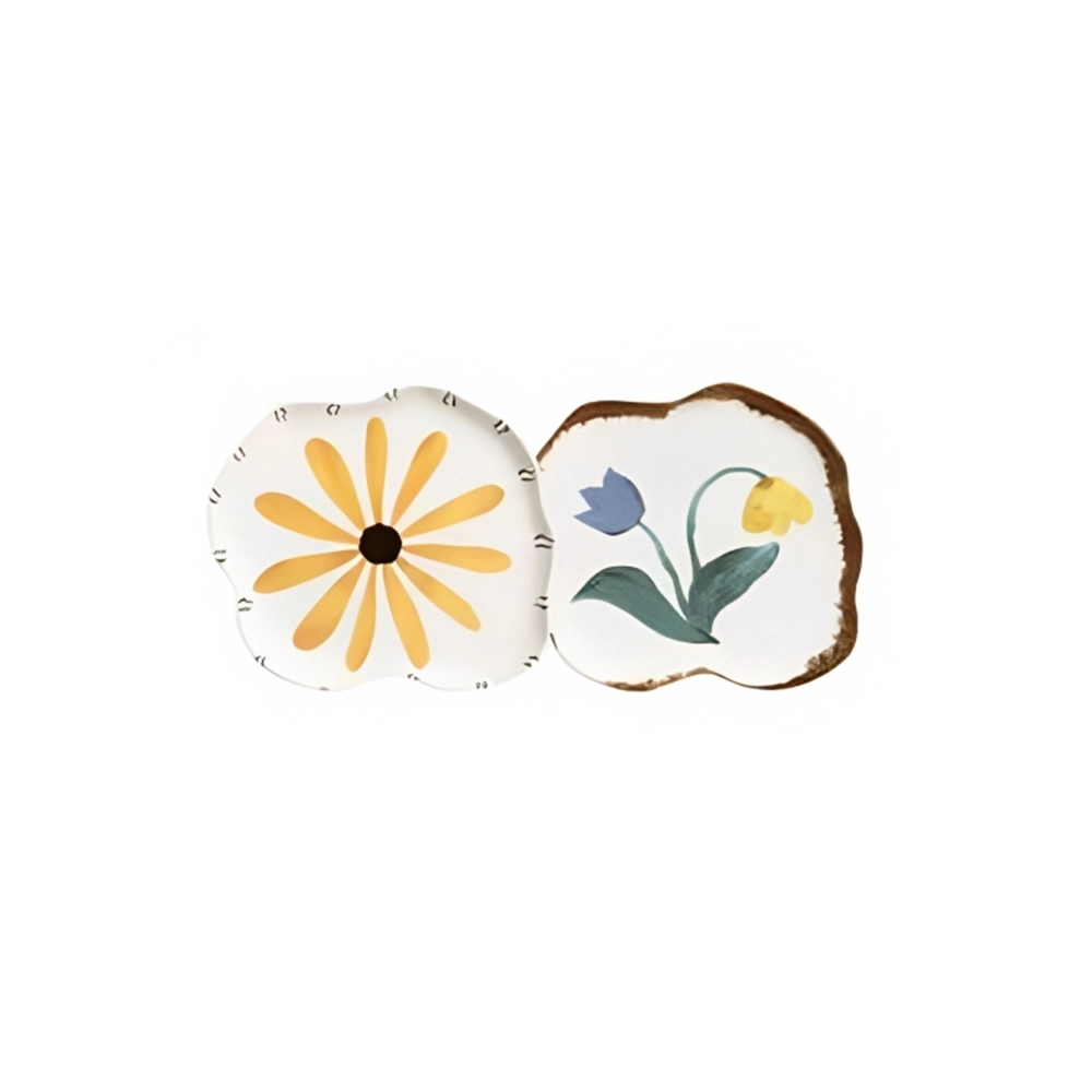 Jogo de Pratos Rasos Scalla Playful Flowers Digital 26,5 Cm - 6 Peças Jogo de Pratos Rasos Scalla Playful Flowers Digital 26,5 Cm - 6 Peças