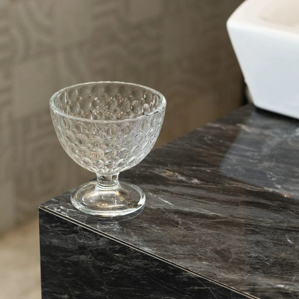 Jogo de Taças Para Sobremesa Lyor Bolhas 300 Ml - 6 Peças Jogo de Taças Para Sobremesa Lyor Bolhas 300 Ml - 6 Peças